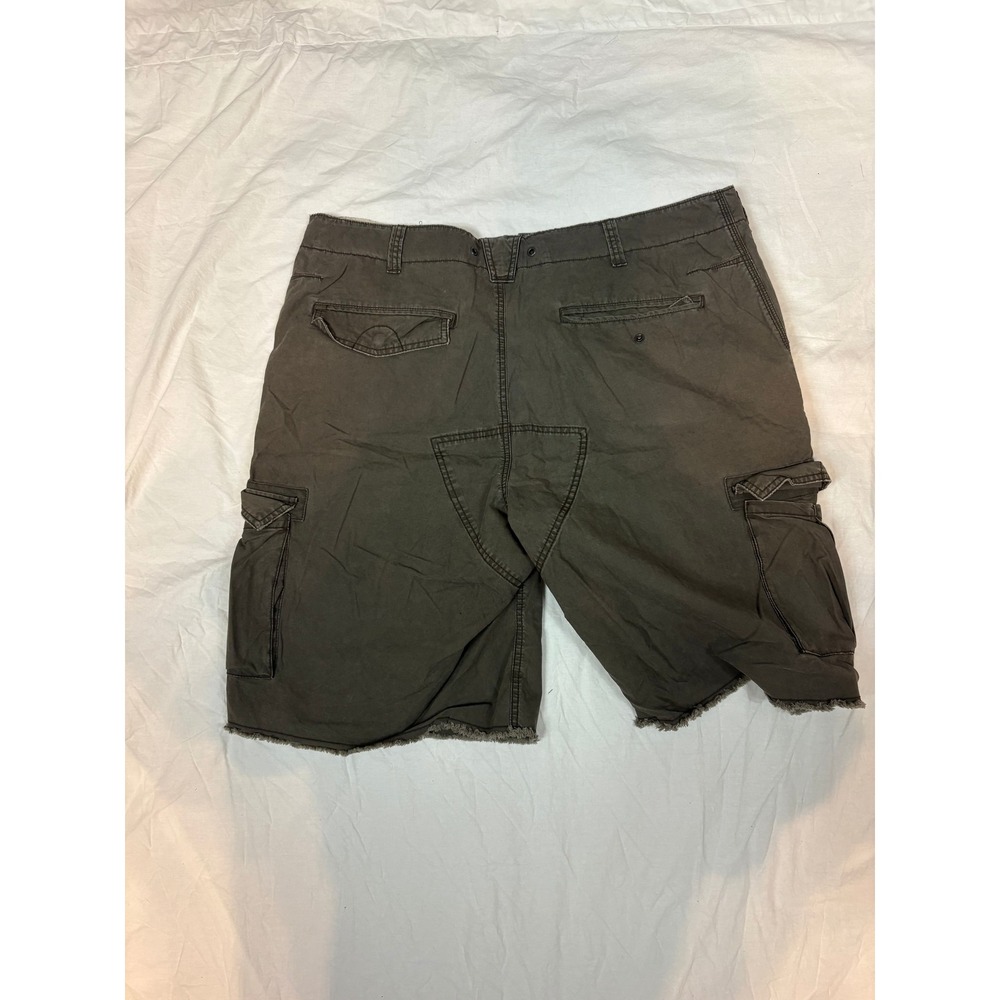 Old Navy Mens Cargo Shorts 40 Brown Field Tested Vintage Regulation Issue Frayed - Picture 3 of 3